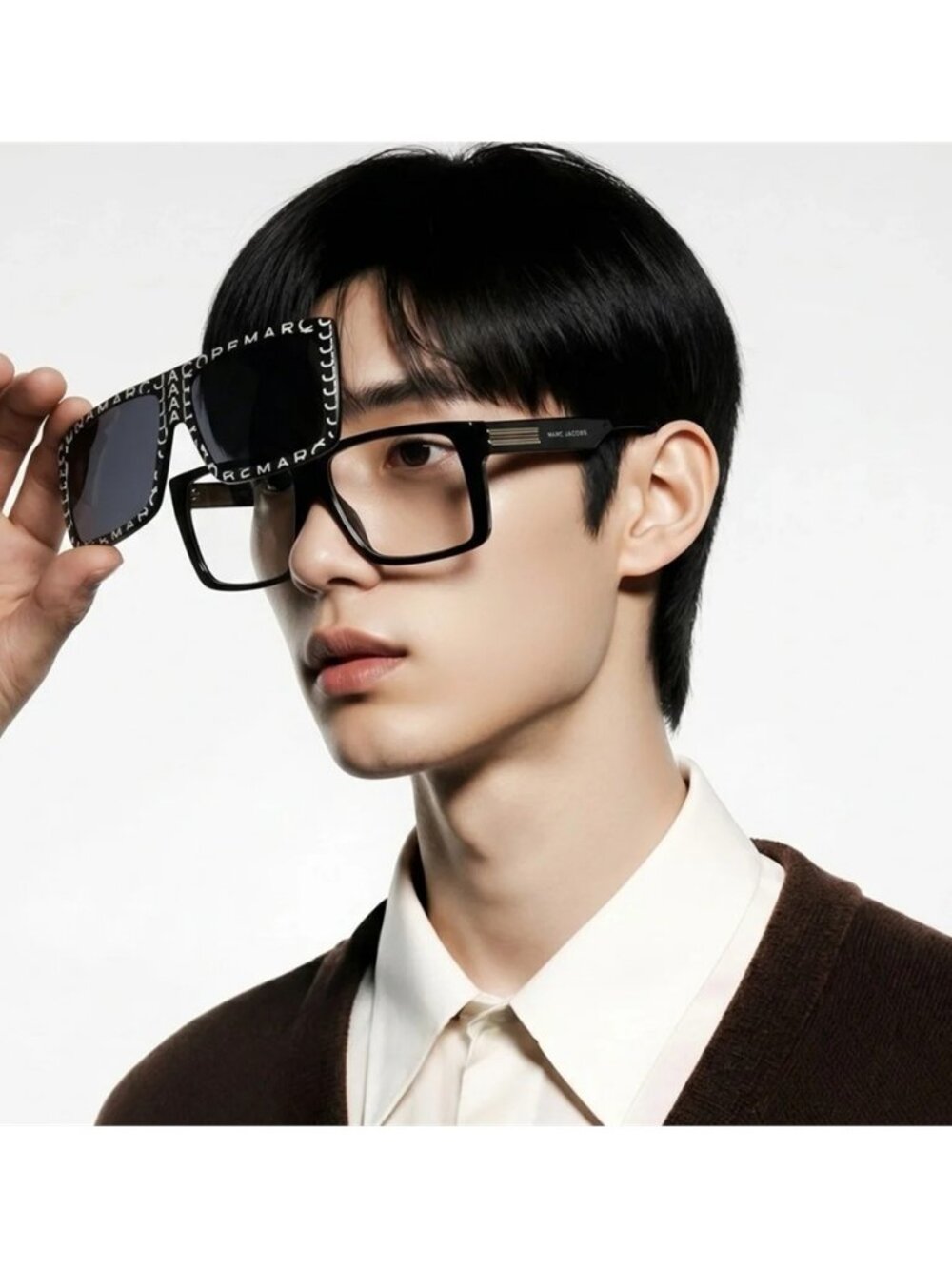 Marc Jacobs Black and White Sunglasses MARC 672/CS